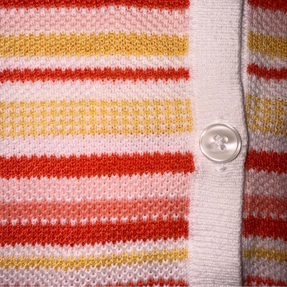 Pendelton Button Down Striped Cardigan Size Medium - Picture 3 of 10